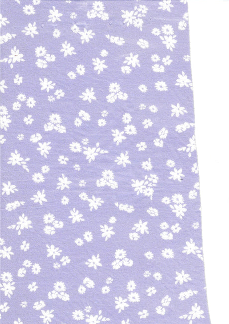 Ditsy Floral DTY Brushed Knit Fabric 1 Yard Stretch Soft Print 58/60" Wide