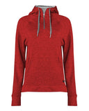 Badger Women's FitFlex French Terry Quarter-Zip Hooded Pullover