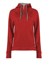 Badger Women's FitFlex French Terry Quarter-Zip Hooded Pullover