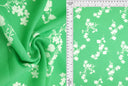 1 yarda de tela de lana dobby con estampado floral, 58/59'' de ancho 100% poliéster