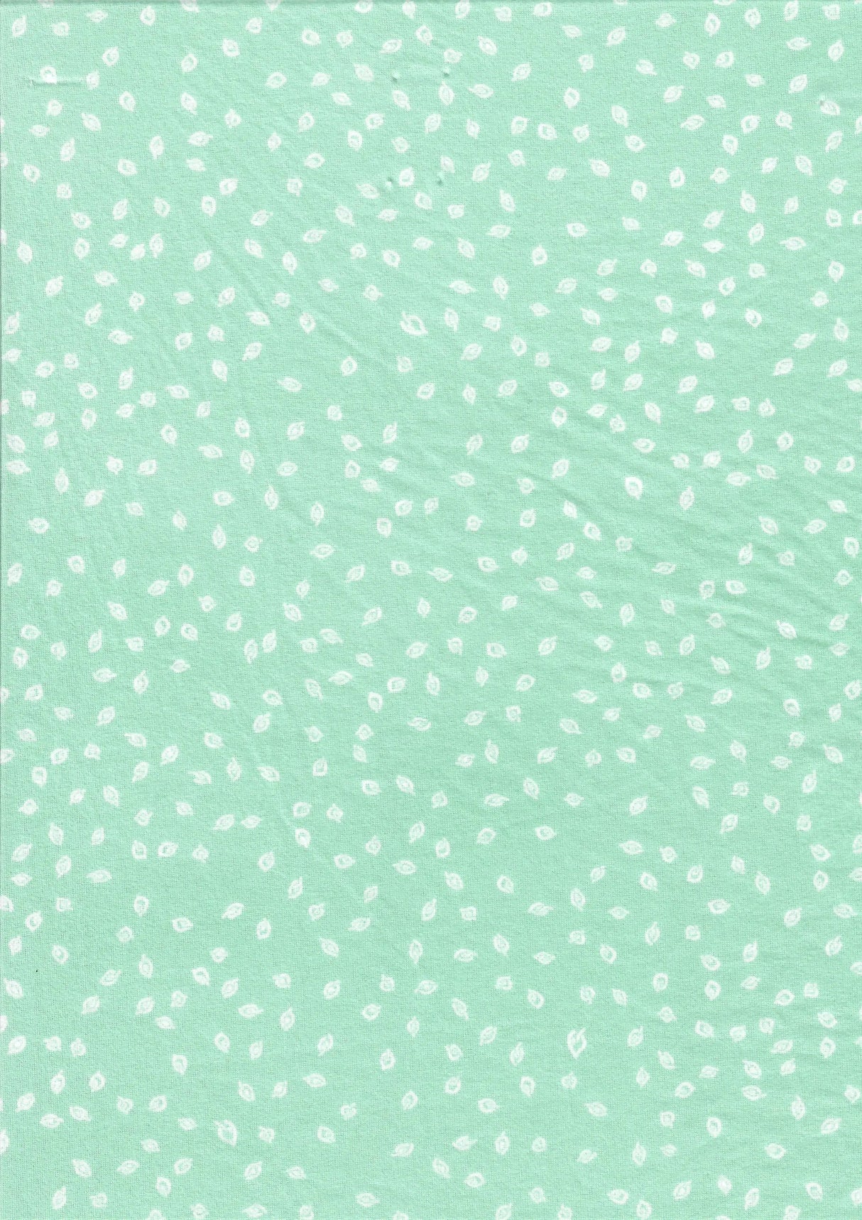 1 Yard Leaf Geo DTY Brushed Knit Fabric Stretch Soft Print 58/59 Inches Wide