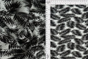 Tropical Leaf Interlock Pleated Fabric 1 Yard Lightweight Soft Drape 58/60" Wide