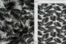 Tropical Leaf Interlock Pleated Fabric 1 Yard Lightweight Soft Drape 58/60" Wide