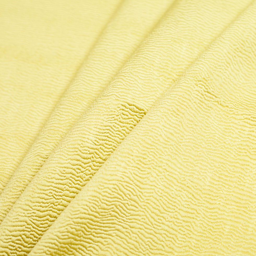 Green Textured Polyester Brocade