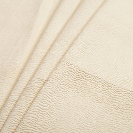 Yellow Textured Polyester Brocade