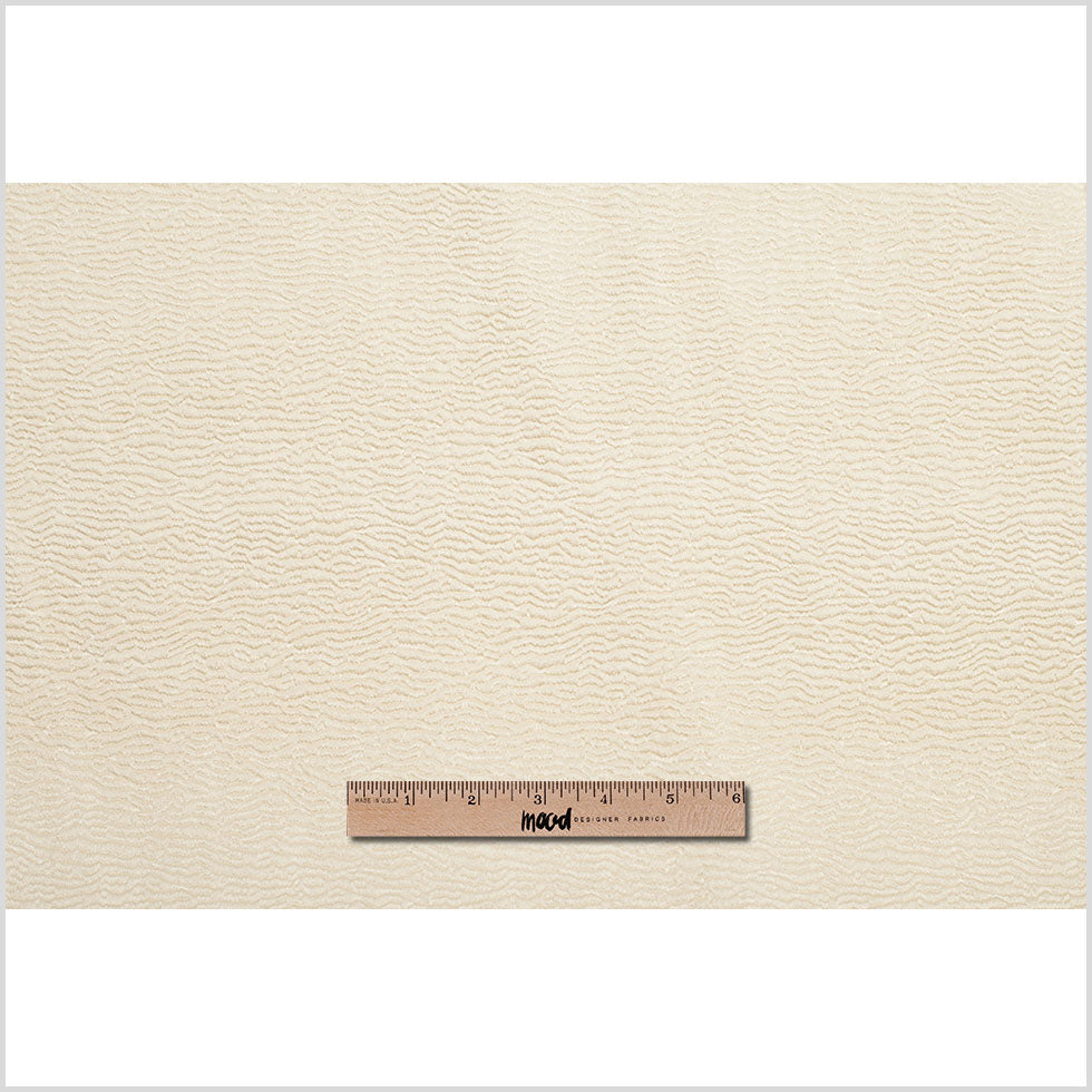 Yellow Textured Polyester Brocade