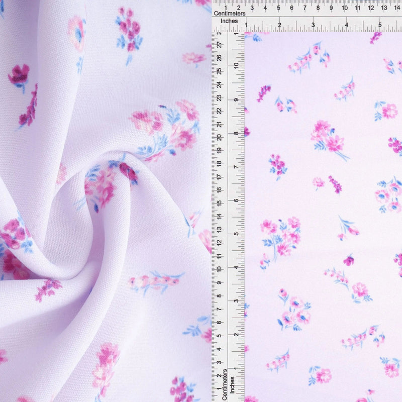 1 Yard CEY Ditsy Floral Flower Woven Fabric Lightweight Polyester 58/59 Inches Wide