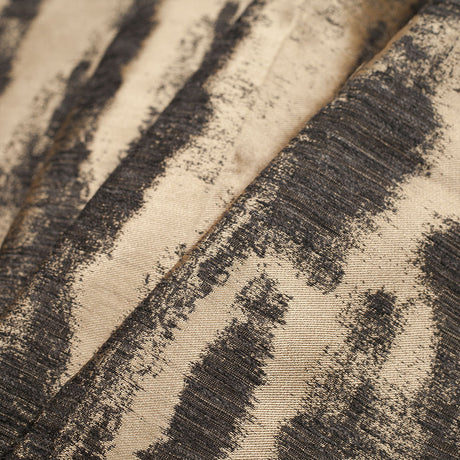 Metallic Gold/Black Polyester Woven