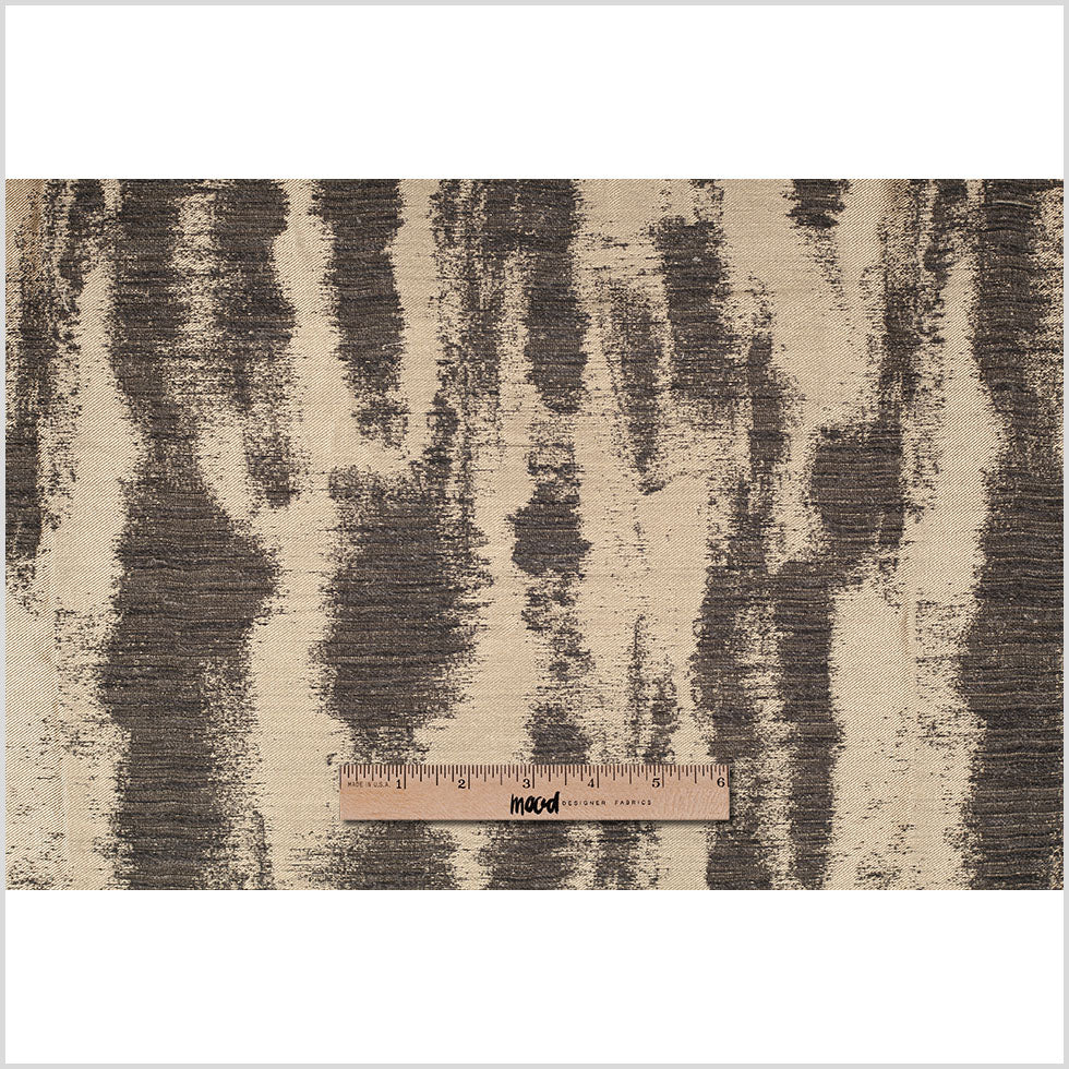 Metallic Gold/Black Polyester Woven