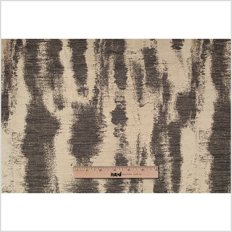 Metallic Gold/Black Polyester Woven