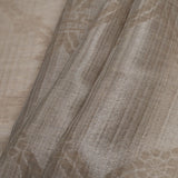 Metallic Beige/Silver Sheer Polyester Woven