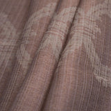 Metallic Espresso Sheer Polyester Woven
