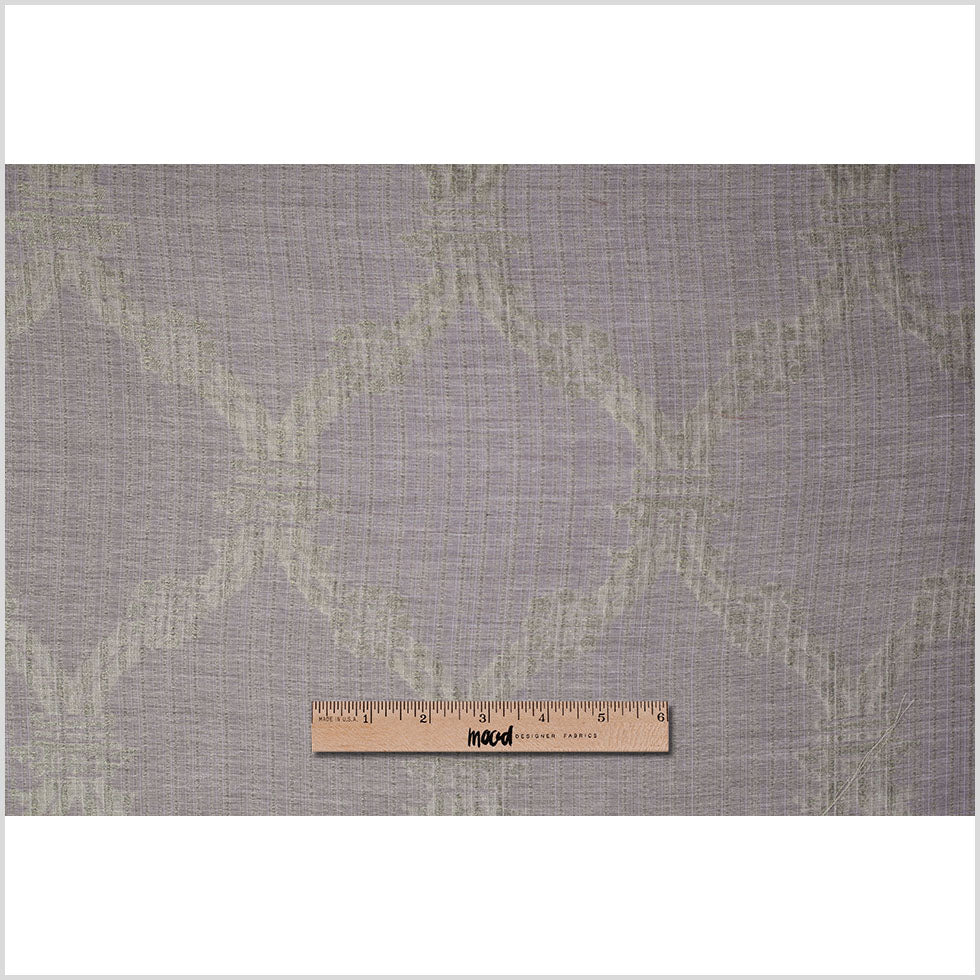 Metallic Green Sheer Polyester Woven