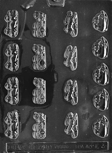 Bite Size Easter Assortment Chocolate Mold - LPE003