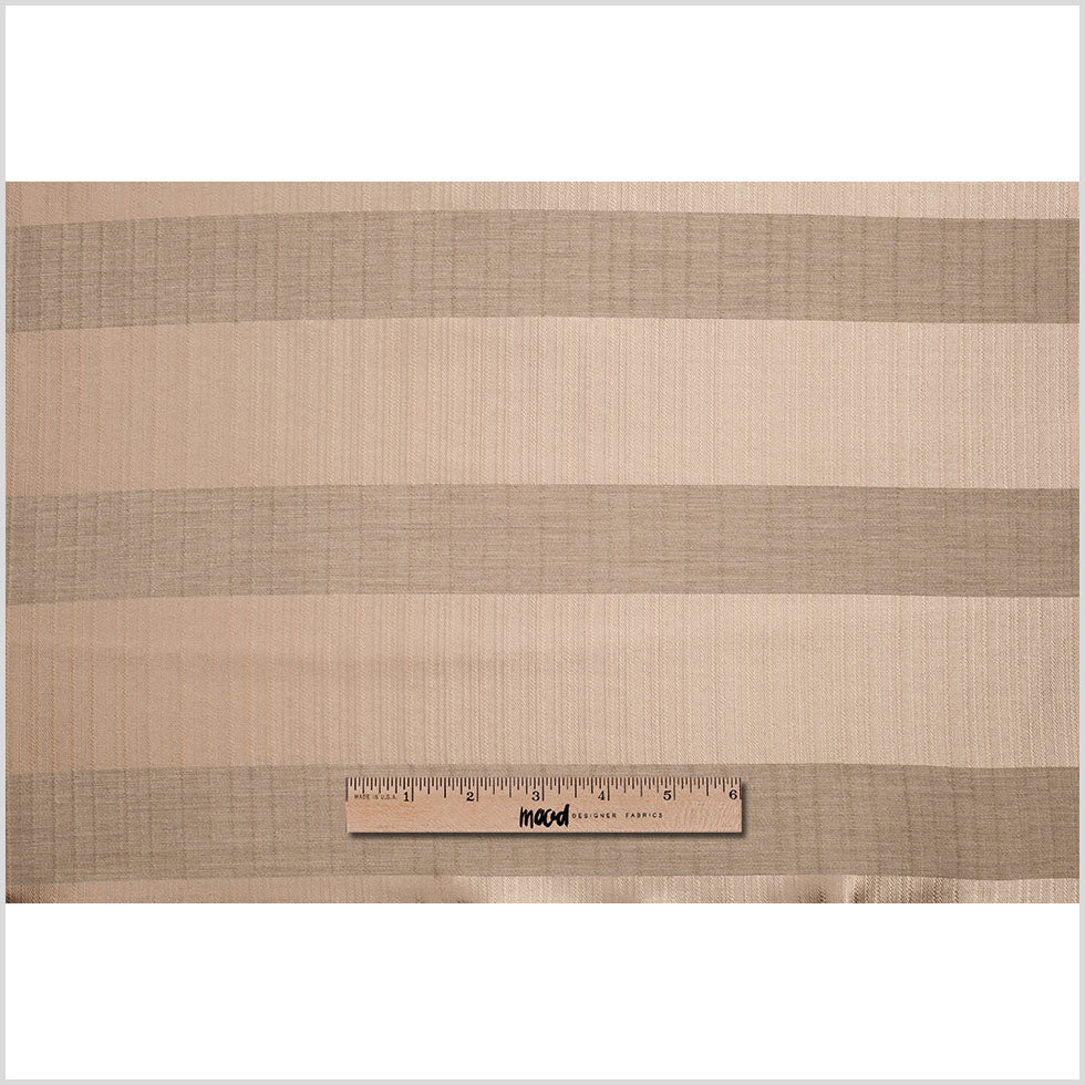 Striped Sand Polyester Woven