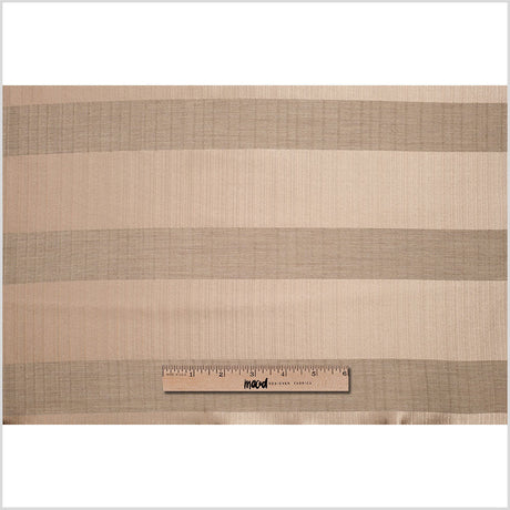 Striped Sand Polyester Woven
