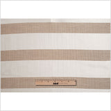 Striped Pearl/Beige Polyester Woven