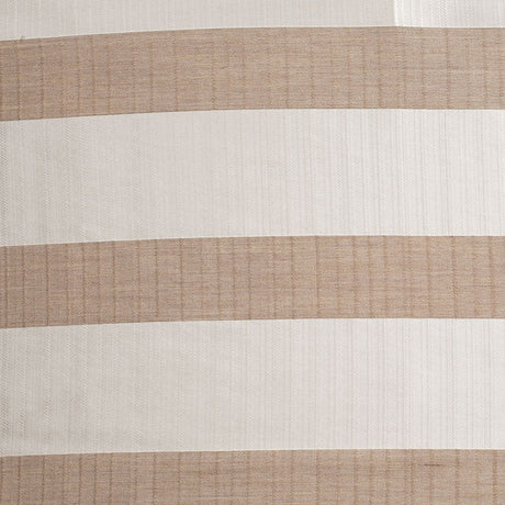 Striped Pearl/Beige Polyester Woven