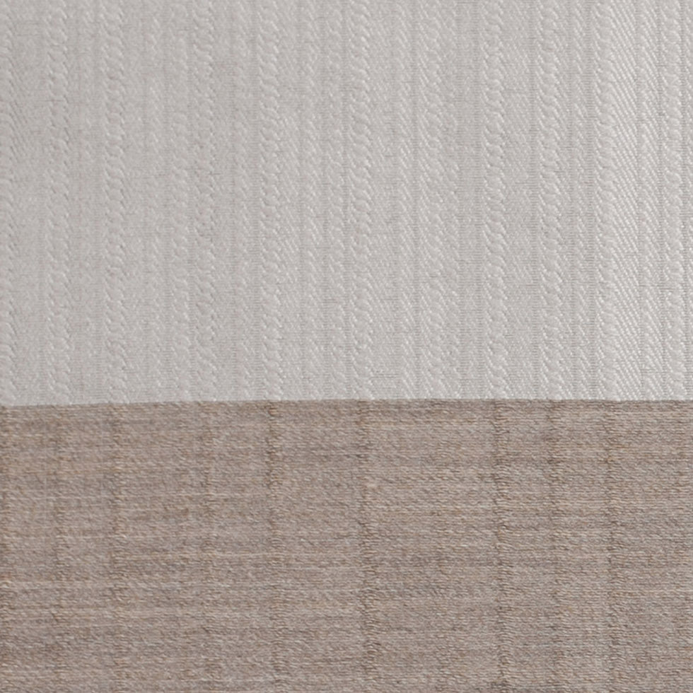 Striped Silver Polyester Woven