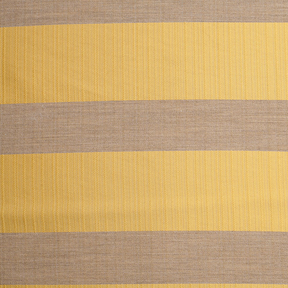 Striped Gold/Beige Polyester Woven