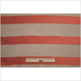 Striped Rust Polyester Woven