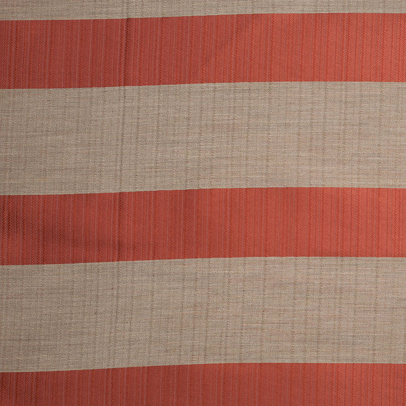 Striped Rust Polyester Woven