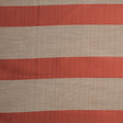 Striped Rust Polyester Woven