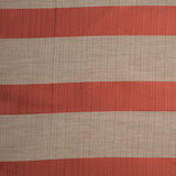 Striped Rust Polyester Woven
