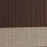 Striped Chocolate Polyester Woven