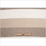 Beige/Brown Striped Polyester Woven