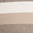 Beige/Brown Striped Polyester Woven