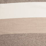 Beige/Brown Striped Polyester Woven