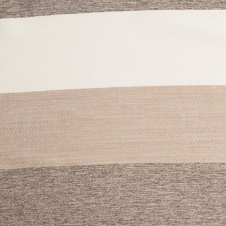 Beige/Brown Striped Polyester Woven