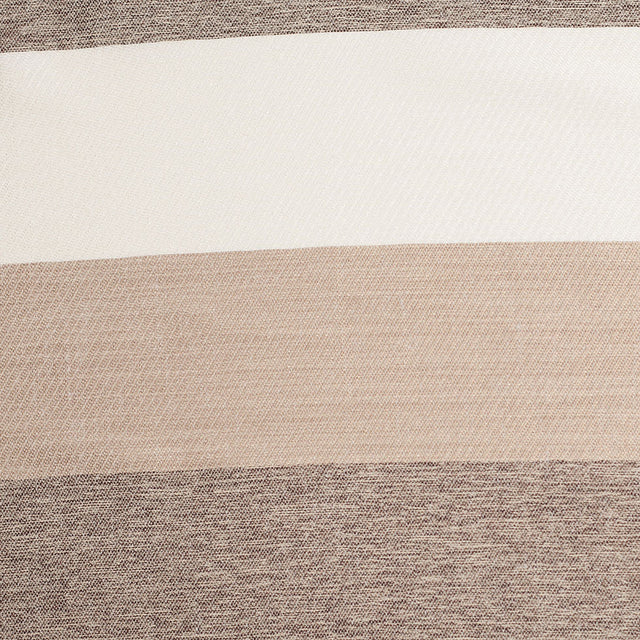 Beige/Brown Striped Polyester Woven