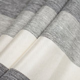 Linen/Brown Striped Polyester Woven