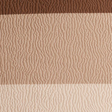 Brown Striped Polyester Brocade