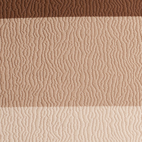 Brown Striped Polyester Brocade