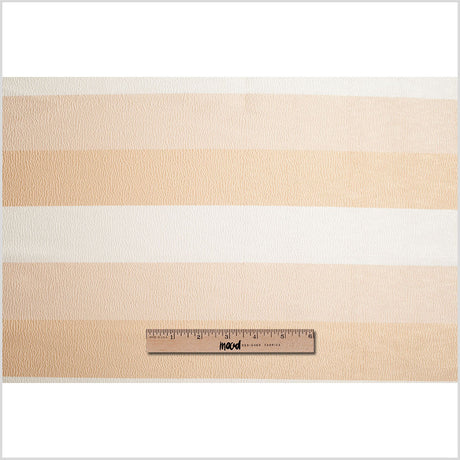Pearl Striped Polyester Brocade