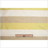 Lime Striped Polyester Brocade