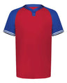 Youth Cutter Henley Jersey by Augusta Sportswear