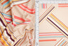 1 Yard Multi Stripe Geo DTY Knit Fabric Soft Stretch Print 58/59 Inches Wide