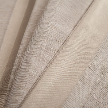 Gold/Linen Stiped Polyester Woven