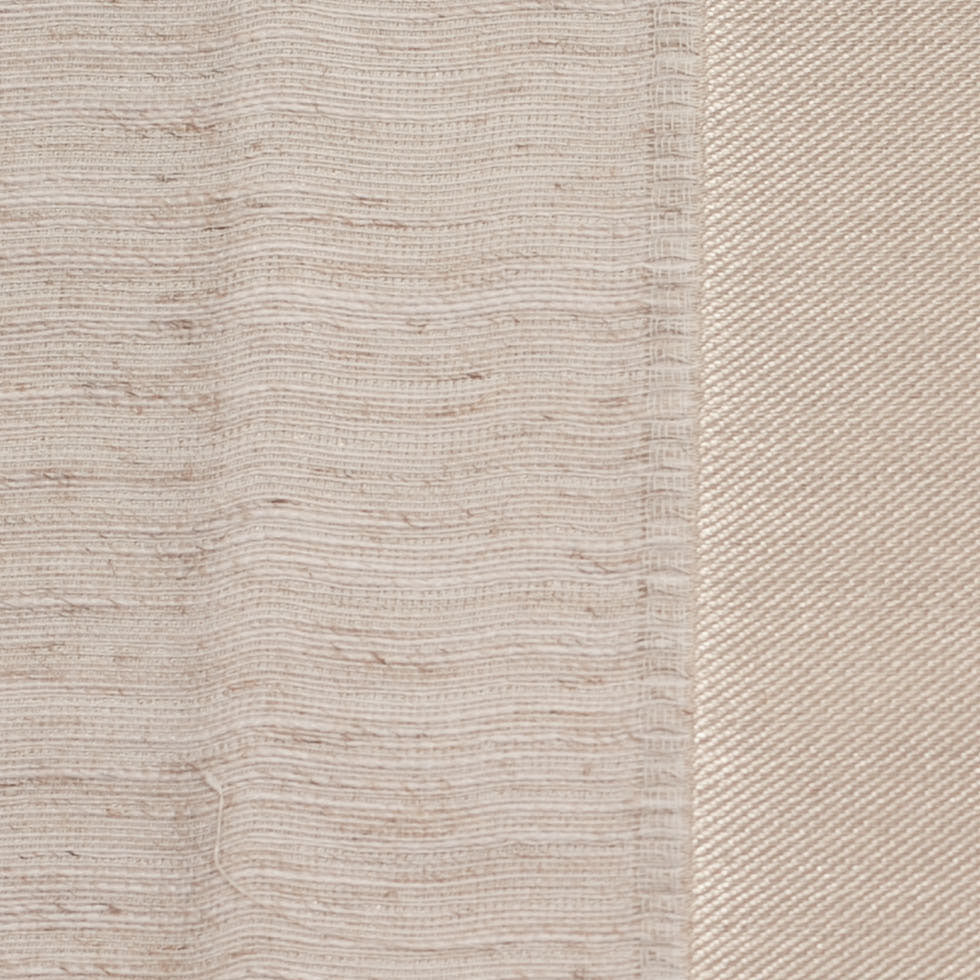 Gold/Linen Stiped Polyester Woven