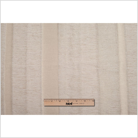 Gold/Linen Stiped Polyester Woven