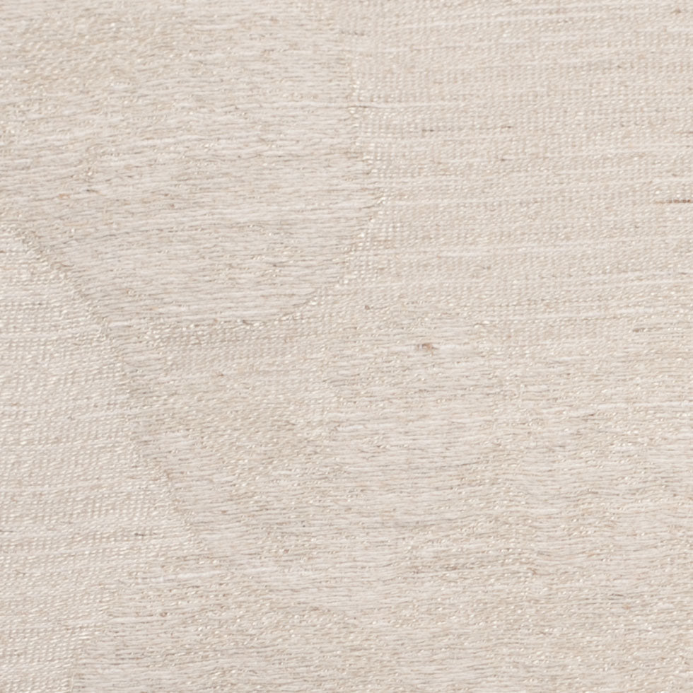 Metallic Gold/Linen Floral Polyester Brocade