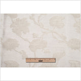 Metallic Silver Floral Polyester Brocade