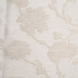 Metallic Silver Floral Polyester Brocade