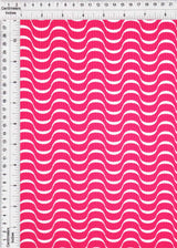 Abstract Ribbed Stretch Knit Fabric