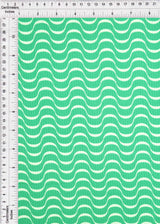 Abstract Ribbed Stretch Knit Fabric