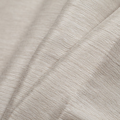 Metallic Silver Striated Polyester Woven